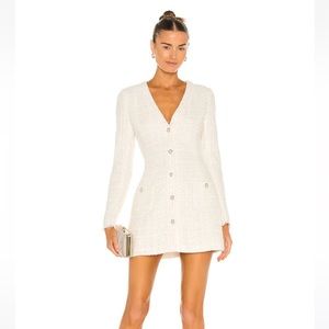 SAU LEE Audrey Dress in Ivory